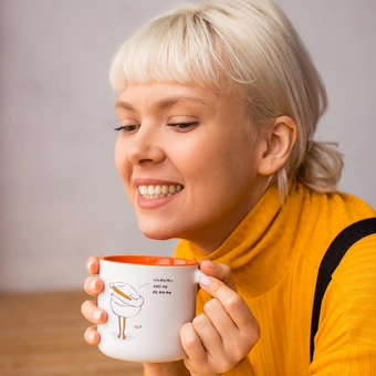 «Чашка Gifty Абажаю Orange (1100580430002)», бренда Gifty - фото №8 - миниатюра