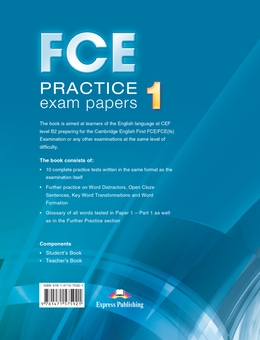Бумажная книга «FCE Practice Exam Papers 1. Teacher's Book», автор Вирджиния Эванс - фото №2 - миниатюра
