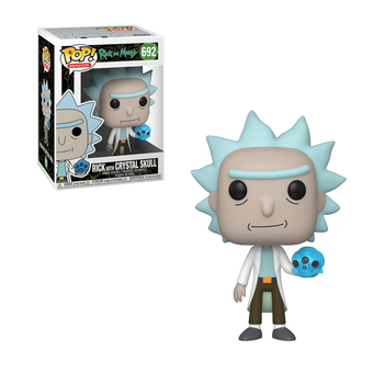  «Коллекционная фигурка Funko Pop! Rick & Morty Rick with Crystal Skull (45438)», бренда Funko Pop - фото №6 - миниатюра