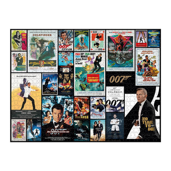  «Пазл James Bond 007 Movie Poster 1000 елементів», бренда Winning Moves - фото №3 - миниатюра