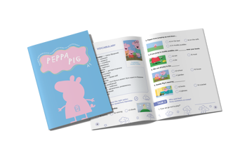 Бумажная книга «Журнал для вивчення англійської мови по мультфільмах. Peppa Pig (A1)» - фото №2 - миниатюра