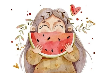 «Листівка Polly Art Скибочка літа», бренда PollyArt - фото №1 - миниатюра