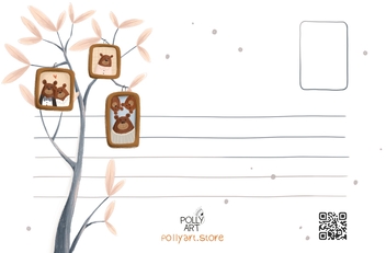 «Листівка PollyArt Теплі таткові обійми», бренда PollyArt - фото №2 - миниатюра