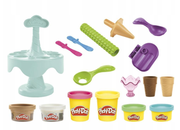  «Набір для творчості Hasbro Play-Doh Карусель Морозиво (F5332)», бренду Hasbro - фото №2 - мініатюра