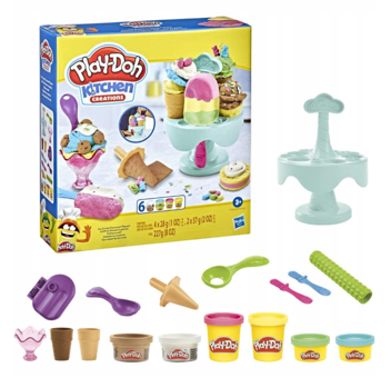  «Набір для творчості Hasbro Play-Doh Карусель Морозиво (F5332)», бренду Hasbro - фото №5 - мініатюра