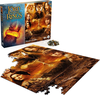  «Пазл Lord of the Rings Mount Doom 1000 елементів», бренда Winning Moves - фото №4 - миниатюра