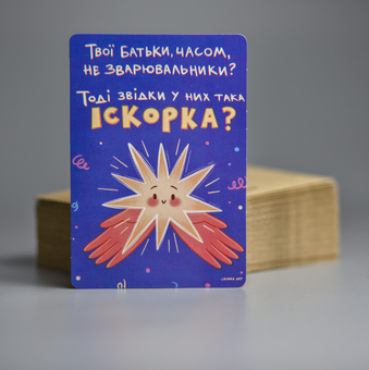 «Листівка Сумна вівця Ти часом не іскорка? (102354649984)», бренда Сумна Вівця - фото №2 - миниатюра
