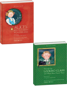 Бумажная книга «Alice's Adventures in Wonderland. Through the Looking-Glass and What Alice Found There (комплект із 2 книг)», автор Льюис Кэрролл - фото №1 - миниатюра