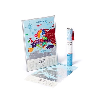«Скретч карта Европы 1DEA.me Travel Map Silver (SE)», бренда 1DEA.me - фото №8 - миниатюра
