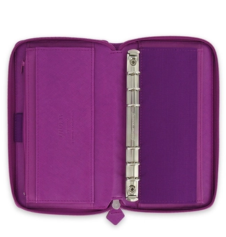  «Органайзер Filofax Saffiano Compact Zip Raspberry (20-022535)», бренда Filofax - фото №2 - миниатюра
