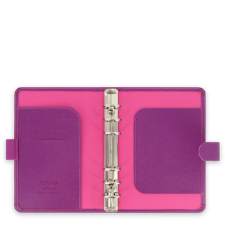  «Органайзер Filofax Saffiano Personal Raspberry (18-022453)», бренда Filofax - фото №2 - миниатюра