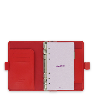  «Органайзер Filofax Saffiano Personal Poppy (17-022473)», бренда Filofax - фото №2 - миниатюра