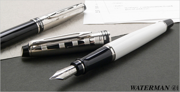  «Перьевая ручка Waterman Expert Deluxe White CT (10 039)», бренда Waterman - фото №5 - миниатюра