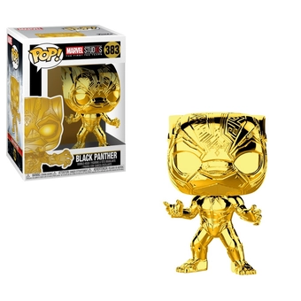  «Коллекционная фигурка Funko POP! Black Panther Chrome (FK33520)», бренда Funko Pop - фото №2 - миниатюра