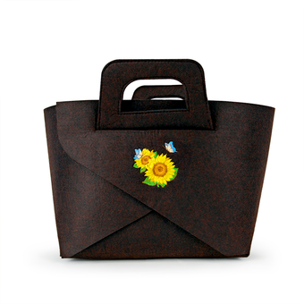  «Сумка трансформер WP Merchandise Пікнік у соняшниках (FWPBAGFELT23BN000)», бренда WP Merchandise - фото №1 - миниатюра