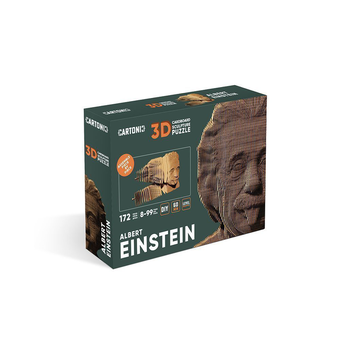  «Картонний конструктор Cartonic 3D Puzzle Albert Einstein», бренда Cartonic - фото №2 - миниатюра
