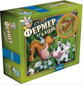  «Настольная игра Granna Суперфермер & Коза (83491)», бренда Granna - фото №1 - миниатюра