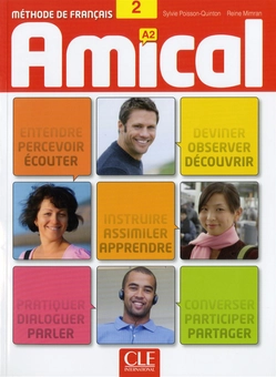 Паперова книга «Amical: Livre De L'Eleve 2 (+CD)», автор Сильви Пуассона-Куинтон - фото №1 - мініатюра