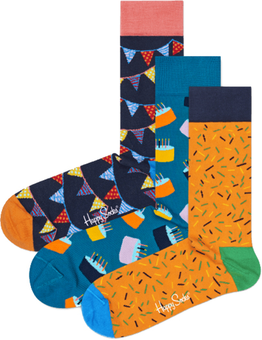 «Носки Happy Socks Happy Birthday Gift Box 3 пары 41-46 р (XBDA08-6001)», бренда Happy Socks - фото №1 - миниатюра