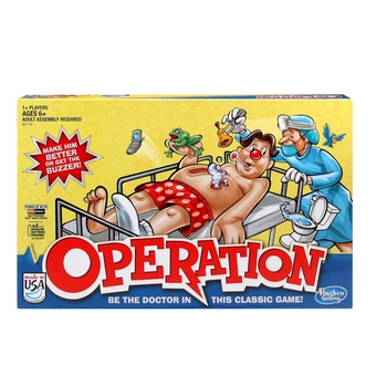  «Настольная игра Hasbro Операция обновленная (B2176)», брендов Hasbro, Family Game Night - фото №6 - миниатюра