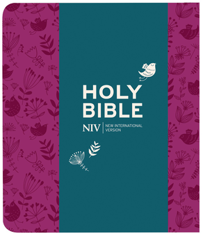 Бумажная книга «NIV Journalling Plum Soft-tone Bible with Clasp» - фото №1 - миниатюра