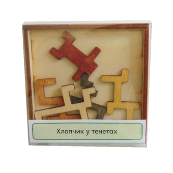  «Головоломка-укладка Крутиголовка Мальчик в сетях (0410)» - фото №2 - миниатюра