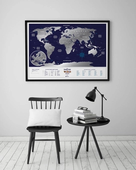  «Скретч карта мира 1DEA.me Travel Map Holiday World на английском языке (HW)», бренда 1DEA.me - фото №8 - миниатюра