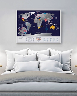  «Скретч карта мира 1DEA.me Travel Map Holiday World на английском языке (HW)», бренда 1DEA.me - фото №9 - миниатюра