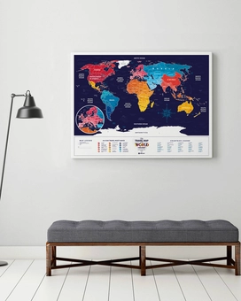  «Скретч карта мира 1DEA.me Travel Map Holiday World на английском языке (HW)», бренда 1DEA.me - фото №10 - миниатюра