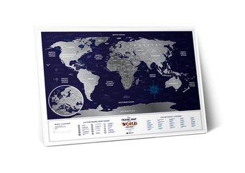  «Скретч карта мира 1DEA.me Travel Map Holiday World на английском языке (HW)», бренда 1DEA.me - фото №6 - миниатюра
