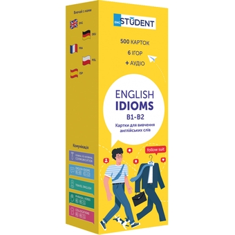 Бумажная книга «English Idioms B1-B2. Картки для вивчення англійських слів» - фото №3 - миниатюра