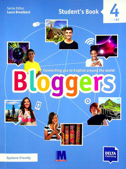Бумажная книга «Bloggers 4 (B1) Student's Book», автор Лаура Бродбент - фото №1 - миниатюра