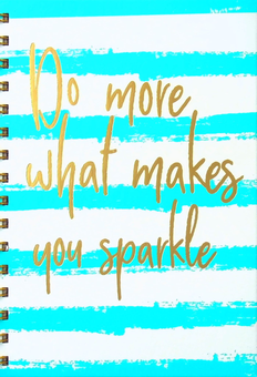 «Блокнот Astra на спирали Do more what makes you sparkle (4820230590029 01-3)», бренда Astra - фото №1 - миниатюра