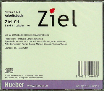 Паперова книга «Ziel C1/1, 1 CD zum Arbeitsbuch. CD-ROM», авторів Фолькер Борбейн, Марі-Клер Лоеак-Відерс - фото №2 - мініатюра