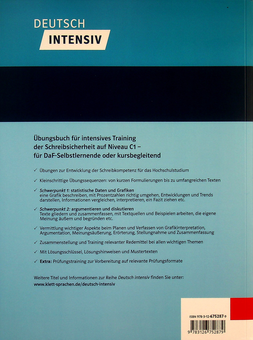 Бумажная книга «Deutsch Intensiv. Schreiben C1. Das Training», автор Доротея Штайн-Басслер - фото №2 - миниатюра
