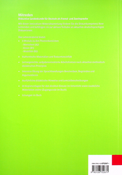 Бумажная книга «Mitreden. Diskursive Landeskunde für Deutsch als Zweit- und Fremdsprache Lehrerbuch mit Kopiervorlagen (+ Online-Angebot)», авторов Ева Хаманн, Кристин Магош, Катерина Мемпель, Бьорн Вондар, Ребекка Забель - фото №3 - миниатюра