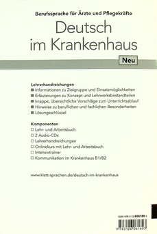 Бумажная книга «Deutsch im Krankenhaus. Neu Berufssprache für Ärzte und Pflegekräfte. Lehrerhandbuch», авторов Маргрет Роди, Ульрике Фирнхабер-Сенсен - фото №2 - миниатюра