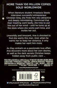 Бумажная книга «Fifty Shades of Grey», автор Э. Л. Джеймс - фото №2 - миниатюра