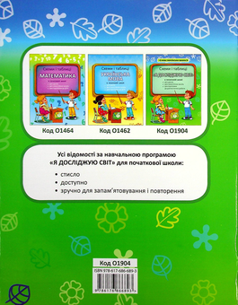 Бумажная книга «Я досліджую світ. Схеми і таблиці», авторов Зоя Хитрая, Клавдия Мещерякова - фото №2 - миниатюра