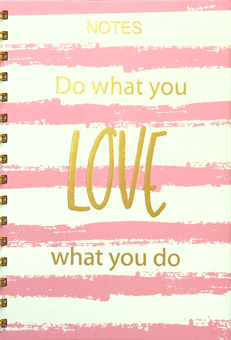 «Блокнот Astra на спирали Do what you love (4820230590029 01-2)», бренда Astra - фото №1 - миниатюра