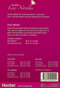 Бумажная книга «Hueber Lese-Novelas. Franz, Munchen Paket. CD-ROM», автор Томас Сильвин - фото №2 - миниатюра