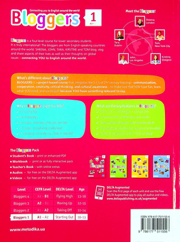 Бумажная книга «Bloggers 1 (A1-A2) Student's Book», автор Лаура Бродбент - фото №2 - миниатюра