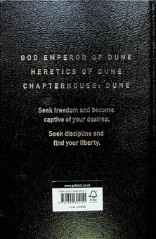 Бумажная книга «The Second Great Dune Trilogy. God Emperor of Dune, Heretics of Dune, Chapter House Dune», автор Фрэнк Герберт - фото №2 - миниатюра