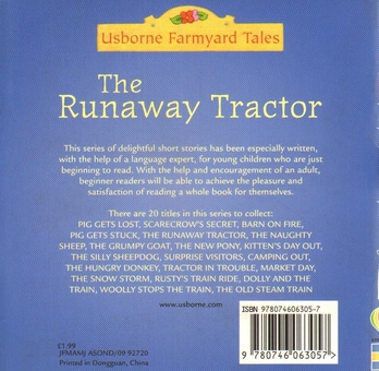 Паперова книга «The Runaway Tractor», автор Хізер Емері - фото №2 - мініатюра