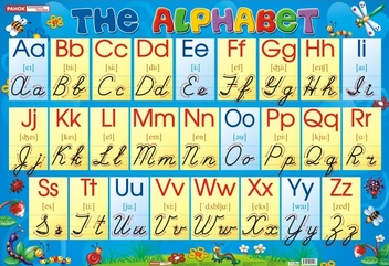 Паперова книга «Плакат The English Alphabet» - фото №1 - мініатюра