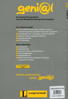 Паперова книга «Geni@l. Zertifikatsniveau. Testheft B1 (+ CD-ROM)», авторів Сюзі Келлер, Уте Койтан - фото №2 - мініатюра