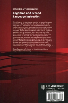 Бумажная книга «Cognition and Second Language Instruction» - фото №2 - миниатюра