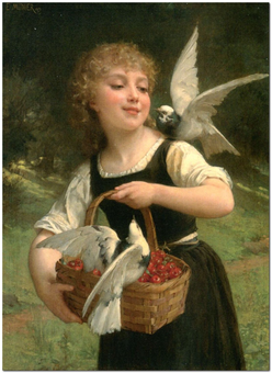 «Открытка Emile Munier — Messenger of Love (EMU06)», бренда Artistic Card - фото №1 - миниатюра