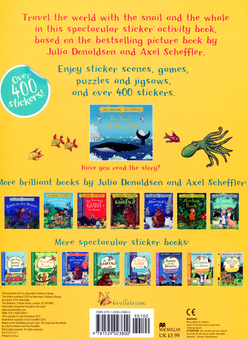 Бумажная книга «The Snail and the Whale Sticker Book», автор Джулия Дональдсон - фото №2 - миниатюра