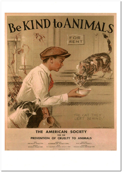  «Открытка Dennis Morgan — Be Kind to Animals III (DMO03)», бренда Artistic Card - фото №1 - миниатюра